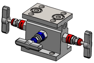 3-valve manifold